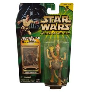 Star Wars Power of the Jedi Fode and Beed Figure Episode I Jedi Force‎ File NEW
